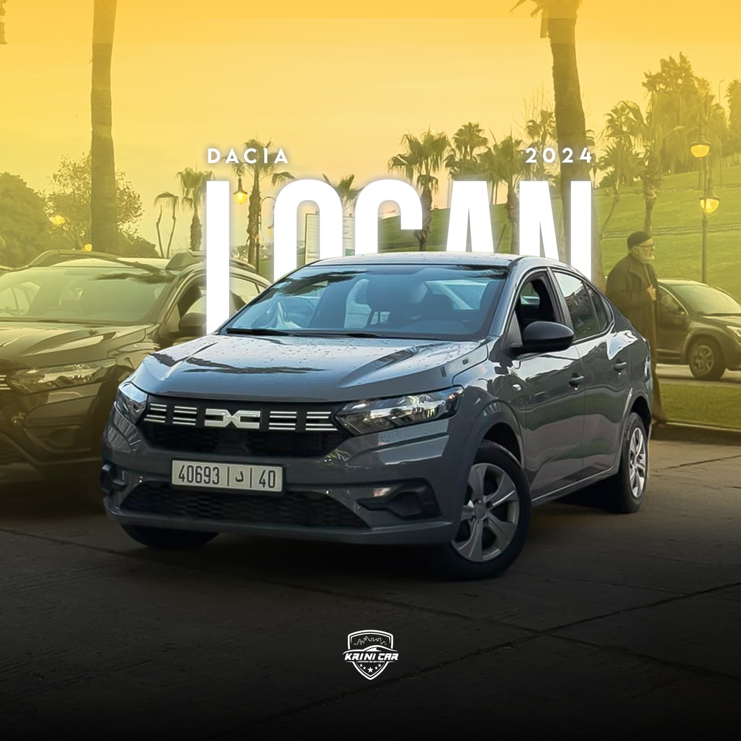 Dacia Logan rental car Tangier Morocco