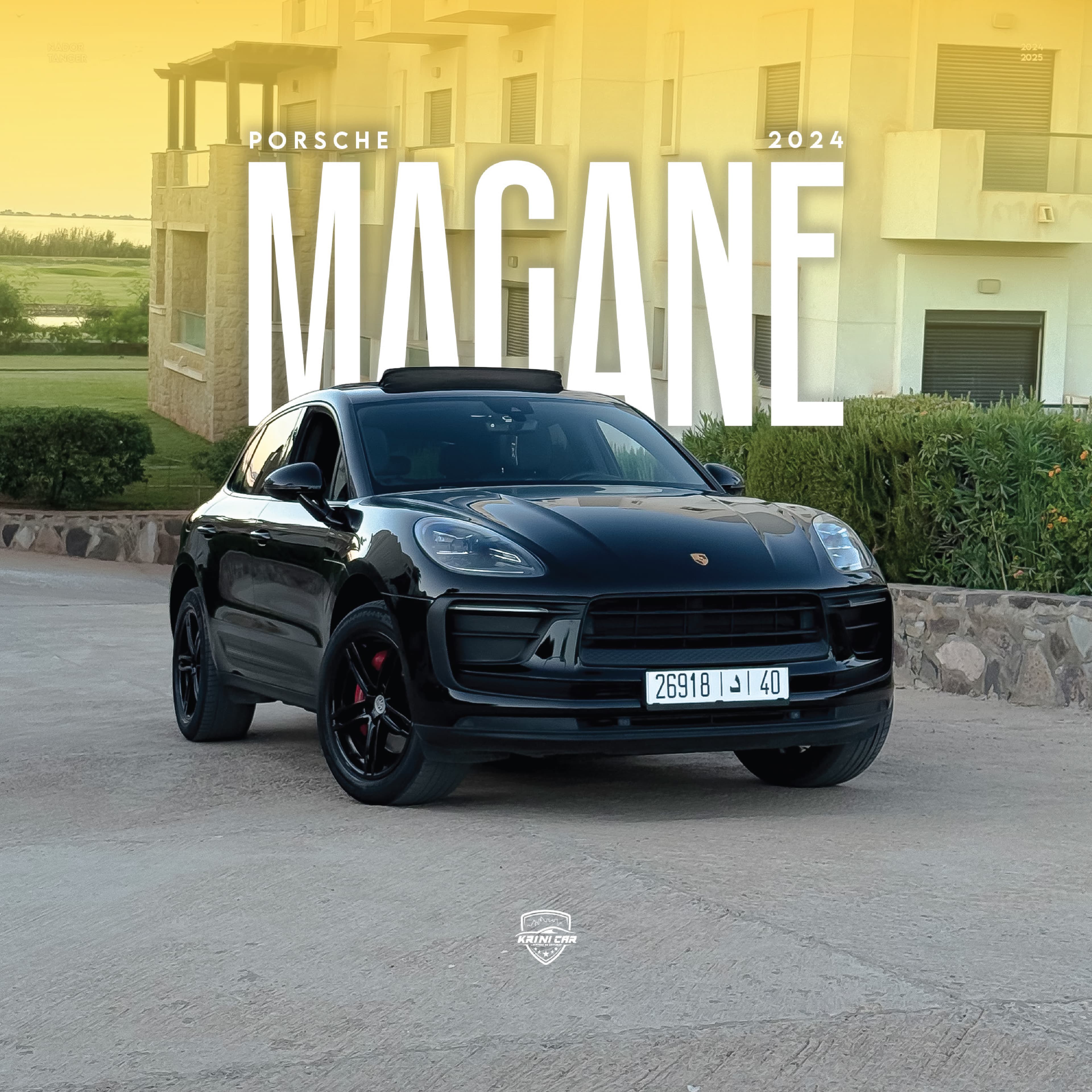 Porsche Macan rental car Tangier Morocco