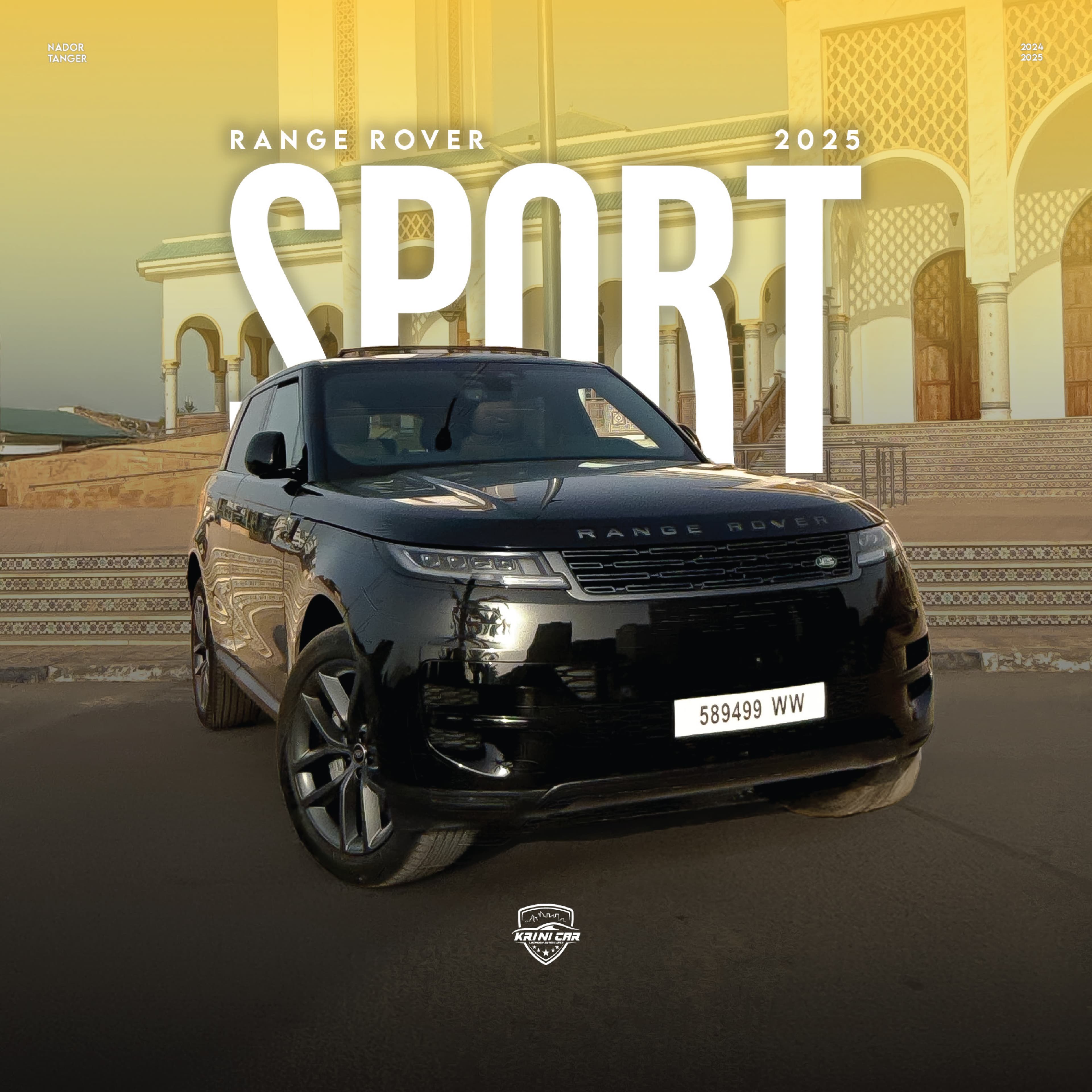 Range Rover Sport rental car Tangier Morocco